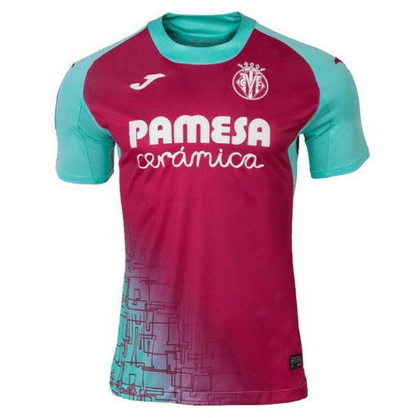 Camiseta Villarreal Replica Tercera Ropa 2020/21 Rojo